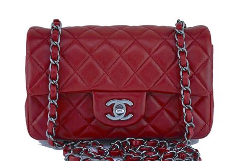 mini red chanel|Chanel mini flap price.